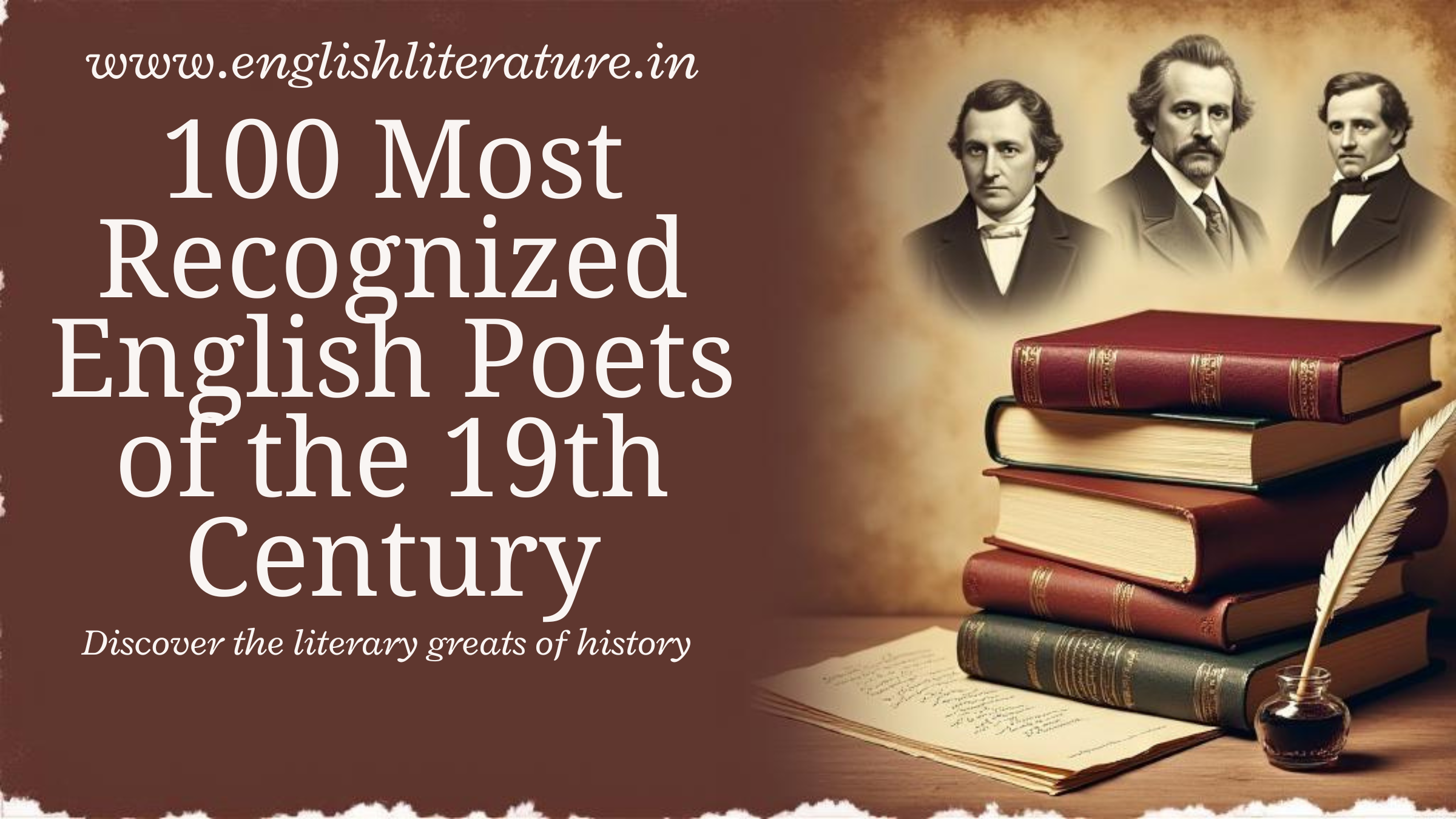 100 Most Recognized English Poets of the 19th Century