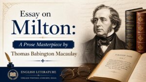 Essay on Milton A Prose Masterpiece by Thomas Babington Macaulay